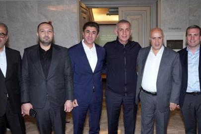 TFF Başkanı İbrahim Ethem Hacıosmanoğlu, Mehdi Taj ile buluştu