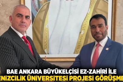 BAE Ankara Büyükelçisi Ez-Zahiri ile Denizcilik Üniversitesi Projesi Görüşmesi