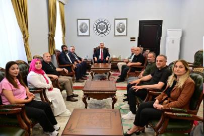 Gazetecilerden Vali Erin’e Ziyaret