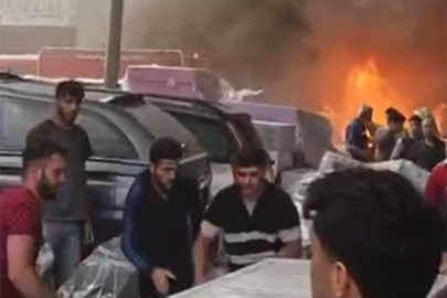 Konya'da Tenekeciler Sanayi Sitesi’nde yangın paniği