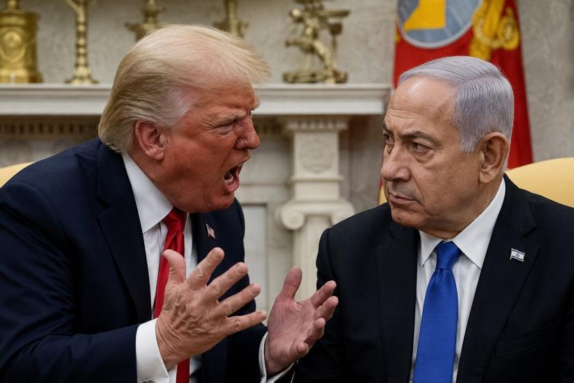 Trump'tan Netanyahu'ya sert çıkış: Dünya israilden nefret ediyor ve sen delirmişsin