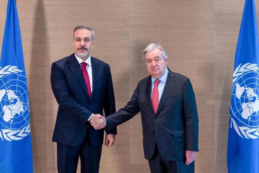 Bakan Fidan, BM Genel Sekreteri Guterres ile görüştü