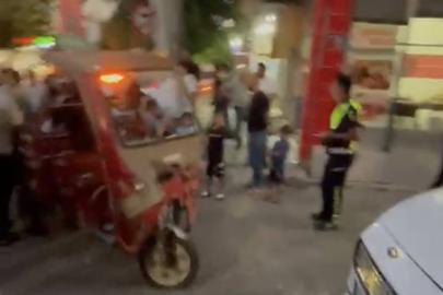 Batman'da üç tekerlekli motosiklet ile hafif ticari araç çarpıştı: 1 yaralı
