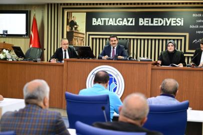 Battalgazi Belediye Meclisi temmuz ayı toplantısı gerçekleştirildi