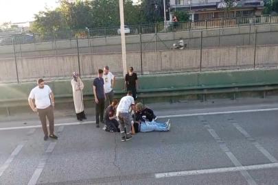 Bursa'da taksi ile motosiklet çarpıştı: Bir yaralı