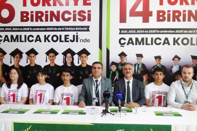 Çamlıca Koleji'nden 2026'da 6 Türkiye birinciliği