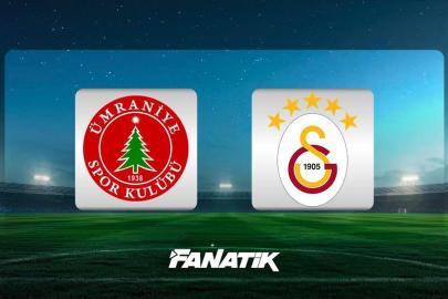 CANLI | Ümraniyespor - Galatasaray Canlı Anlatım - ÜMR - GS maçı kadrosu, skoru ve istatistikleri