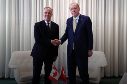 Cumhurbaşkanı Erdoğan Kanada Başbakanı Carney ile görüştü