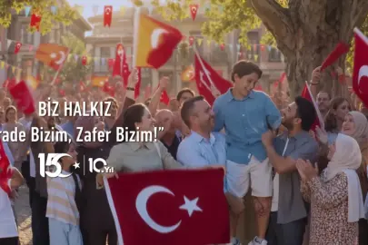 Halkbank'tan 15 Temmuz'a Özel Reklam Filmi:  "İrade Bizim, Zafer Bizim"