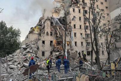 Kiev'e düzenlenen saldırıda ölü asyısı 30'a yükseldi