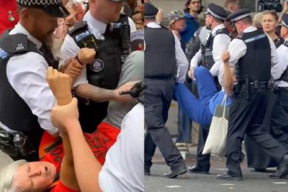 Londra'da Filistin yanlısı harekete getirilen yasak protesto edildi: Toplu gözaltılar var