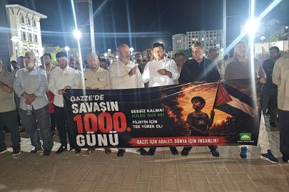 Muş'tan Gazze katliamına tepki: 1000 günlük vahşete sessiz kalanlar hesap verecek