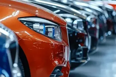 Otomobilde yılın renkleri gri ve beyaz