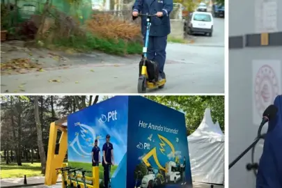 PTT'nin elektrikli skuterleri 312 bin litre yakıt tasarrufu sağladı