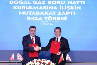 Türkiye ile KKTC arasında 'Doğal Gaz' mutabakat zaptı imzalandı