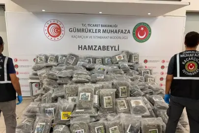 Bakanlıktan uyuşturucu operasyonu: Hamzabeyli'de X-Ray'e takıldı! 288 kilogram esrar ele geçirildi
