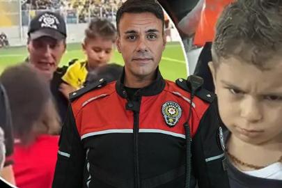 Fenerbahçe formalı çocuğu güvenli bölgeye götüren Komiser Yardımcısı Yurduseven, yaşananları anlattı: 'O küçük vücudundaki titreme gerçekten üzücüydü'