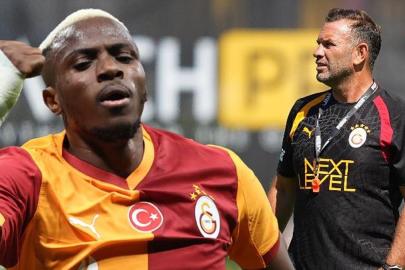 Galatasaray'da kampın yıldızı Osimhen ve Okan Buruk!