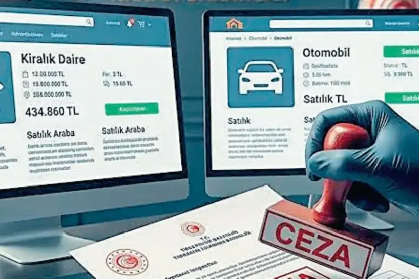 İnternet sitelerinde ilanlara 434 bin 860 lira ceza