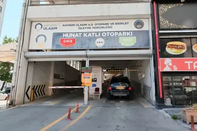 Kayseri Büyükşehir'den yeni nesil otopark