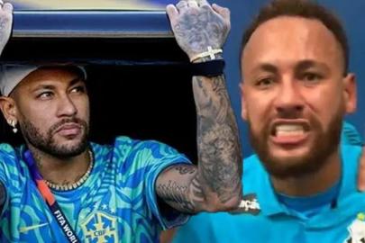 Neymar galibiyet sonrası çılgına döndü! Rakip yöneticilerle birbirine girdi