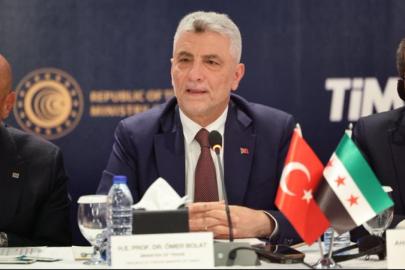 Ticaret Bakanı Bolat, Şam'da ikili görüşmelerde bulundu