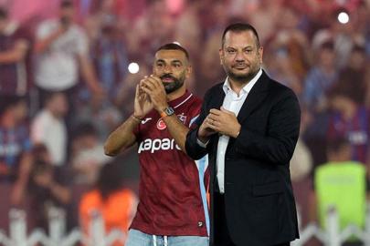 Trabzonspor'un yıldızı Mohammed Salah'a görkemli tören! 'Bize yer yer Trabzon'