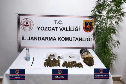 Yozgat'ta araçta uyuşturucu madde ele geçirildi