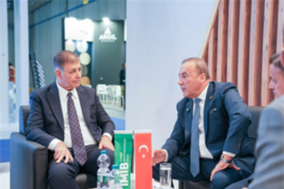 Başkan Tugay’dan İtalya’da Marble İzmir temasları
