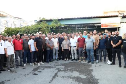 Başkan V. Şen Saha Personeliyle Buluştu