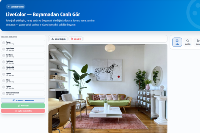 Bianca Boya, tüketicilerin boya ve renk seçimi sürecini kolaylaştırmak amacıyla yapay zeka destekli yeni web sitesini hizmete sundu.