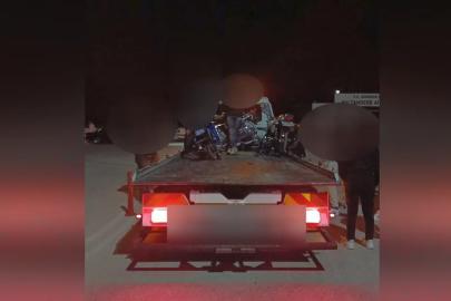 Burdur’da abartı egzoz kullanan motosiklete cezai işlem
