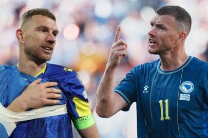 Edin Dzeko resmen veda etti! Duygusal mesaj: Türkiye'ye karşı oynadığım maç...