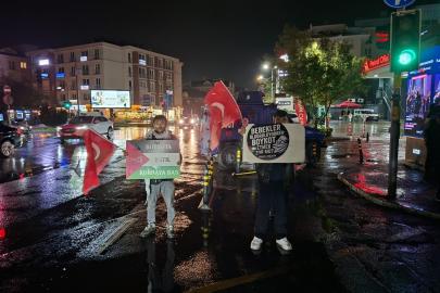 Eyüpsultan'da Filistin için boykot direnişi