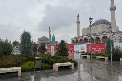 Konya'da beklenen yağışlar başladı!
