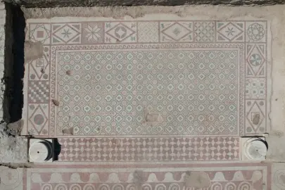 Pompeiopolis'te tarihi keşif: 105 metrekarelik zemin mozaikleri gün yüzüne çıkarıldı