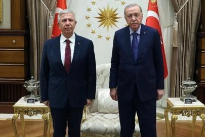 Siyaset kulislerini hareketlendiren zirve! Erdoğan, Mansur Yavaş ile görüştü!