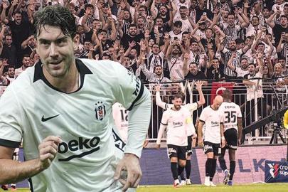 Vlahovic hat-trick yaptı, Kartal Çorum'a patladı... (ÖZET-GOLLER) Beşiktaş - Çorum FK maç sonucu 6-2