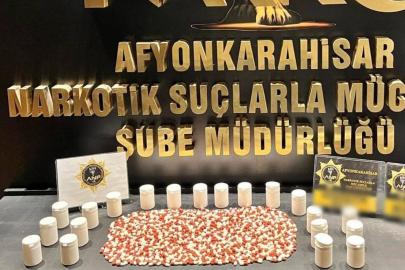 Afyonkarahisar'da uyuşturucu operasyonunda 2 şüpheli tutuklandı