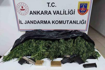 Ankara'da 2 kilo 600 gram skunk ele geçirildi: 1 gözaltı