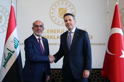 Bakan Bayraktar, Irak Petrol Bakanı Hüdeyir ile görüştü