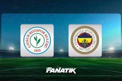 CANLI | Çaykur Rizespor - Fenerbahçe maçı Canlı Anlatım - FB RİZE maçı kadrosu, skoru ve istatistikleri