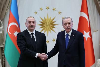 Cumhurbaşkanı Erdoğan, Azerbaycan Cumhurbaşkanı Aliyev ile görüştü