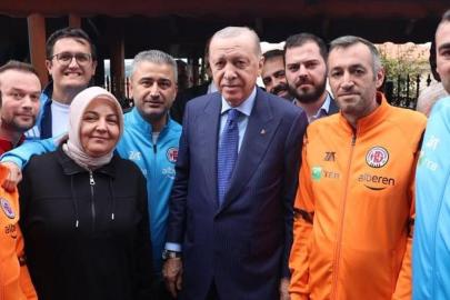 Cumhurbaşkanı Erdoğan, İstanbul Kastamonuspor yönetimiyle bir araya geldi