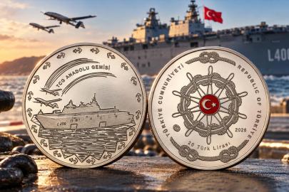Darphane, TCG Anadolu için hatıra parası bastı