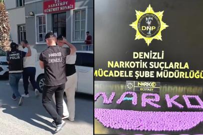 Denizli'de uyuşturucu operasyonu: 3 şüpheli tutuklandı