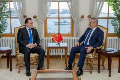Dışişleri Bakanı Fidan Kuzey Makedonya Devlet Bakanı Zeynula’yı kabul etti