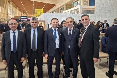 Ege Üniversitesi Heyeti Azerbaycan’da ADEX Savunma Sanayii Fuarı’na katıldı