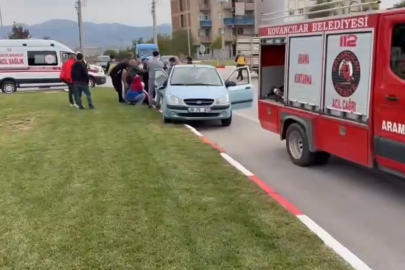Elâzığ'da trafik kazası: Refüje çarpan araçtaki 2 kişi yaralandı