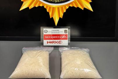 Eskişehir’de 2 kilogram metamfetamin ele geçirildi